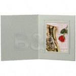 Winthrop-Atkins Whitehouse Folder - 4x5", Vertical Orientation, White/Gold - 25 Folders