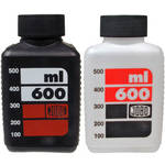 Jobo 600ml Storage Bottle Kit (3 White, 1 Black)