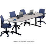 Bretford 120 x 42 x 29" Rectangle Conference Table - Storm Nebula