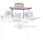 Bretford Shelf for 80" Trapezoid Tables - Grey w/ Cardinal
