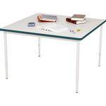 Bretford 36 x 30" Quattro Work & Utility Table - Grey w/ Polo