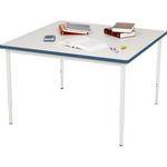 Bretford 36 x 30" Quattro Work & Utility Table - Grey w/ Topaz