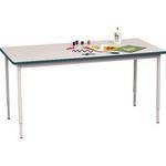 Bretford 60 x 30" Quattro Work & Utility Table - Grey w/ Polo