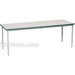 Bretford 84 x 30" Quattro Work & Utility Table - Grey w/ Polo
