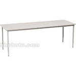 Bretford 84 x 30" Quattro Work & Utility Table - Grey w/ Quartz
