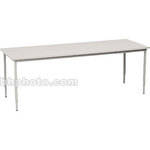 Bretford 84 x 36" Quattro Work & Utility Table - Grey w/ Quartz