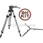 Manfrotto by Bogen Imaging 3191 Tripod Legs (Chrome) with 516 Head and 3189 Spreader