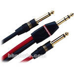 Monster Cable StudioLink 1/4" TRS to 2x 1/4" TS Insert Cable - 3.3'