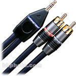 Monster Cable Stereo Mini 1/8" Male to 2 RCA Male Y-Cable - 6.5'