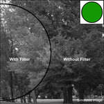 Kodak 4x4" (100mm) #58 Green Wratten Gel Filter for Black & White Film