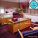 Kodak 3x3" (75mm) Cyan - CC10C - Color Compensating Wratten Gel Filter