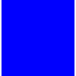 Kodak Color Printing Filter Acetate Blue  0.20 - 6"