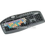 Logic Keyboard Adobe PhotoShop Customized Multimedia Keyboard - Black/USB