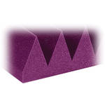 Auralex Studiofoam de 4 polegadas (10,16cm) Wedge-24 (Plum) - Painel de Absor��o Ac�stica de 24 x 48 x 4 polegadas (60,96 x 121,92 x 10,16cm) - 6 Pe�as