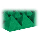 Auralex Studiofoam de 4 polegadas (10,2cm) Pyramid-24 (Verde "Kelly") - 6 Pe�as
