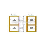 Winsted 81046 Wide Low Profile Console