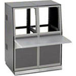 Winsted 2 Bay Base and 10.5" (26.67 cm) (6U) Slope Console, Model J8201