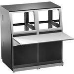 Winsted 2-Bay Base and 14.0" (35.56 cm) (8U) Slope Console, Model J8205