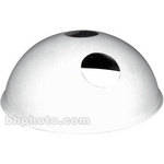 Delta Plexiglass Light Dome - Top Side Open - 19 x 8"