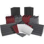 Auralex Alpha-DST (Charcoal Grey/Burgundy) Roominators Kit