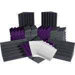 Auralex Alpha-DST (Charcoal Grey/Purple) Roominators Kit