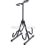 QuikLok 19.7-32"H Adjustable-Height Universal Double Guitar Stand