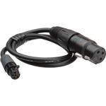 Remote Audio N�vel de Mic de XLR F�mea para TA5F de 18", Cabo Lectrosonics Compat�vel com BDS