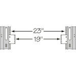 Middle-Atlantic 23193 23 to 19" 3U Space Reducer