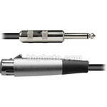 Hosa Technology Mono 1/4" Male to 3-Pin XLR Female Cable - 3'