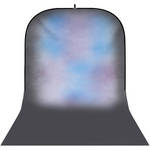 Botero #033 Super Collapsible Background (8x16') (Dark Grey, Blue Center)