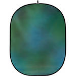 Botero #009 Collapsible Background (5x7') (Green, Blue)