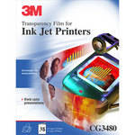 3M CG3480/35 Ink Jet Transparency Film, 4mil (35 Sheets)
