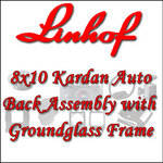 Linhof 8x10 Kardan Auto Back Assembly with Groundglass Frame (for Use with Prontor Professional Self-Cocking Shutters)