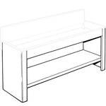 Arkay Steel Stand and Shelf Set for 30x72" Economy Sink