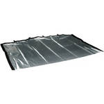 Matthews Road Rags Reflector, Silver Lame - 18x24"