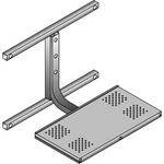 Advance WMLS-25  Locking Wall Mount Shelf - For 25 - 27"  (63.5 - 68.6cm) Diagonal TVs (Black)