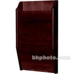 H. Wilson WMLW4M  4-Pocket Literature Display (Wall Model) - 14 x 24 x 3.75" (Mahogany)