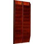 H. Wilson WML20M  20-Pocket Literature Display (Wall Model) - 20.5 x 49 x 3.75" (Mahogany)