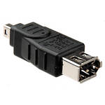 GGI FireWire 6-pin Female to 4-pin Male Adapter