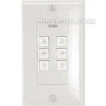 Draper Single Gang Wall Switch & White Cover Plate
