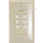 Draper Single Gang Wall Switch & Ivory Cover Plate