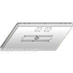 Draper Aero Accuset Suspended Ceiling Plate - 1.5"