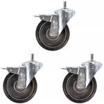 Manfrotto by Bogen Imaging 374-10 Braked Wheel Set (160mm Diameter) - M10 Thread