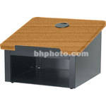 Bretford Tabletop Lectern (18.0 x 20.0 x 13.5") - Raven Base & a Wild Cherry Top