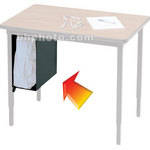 Bretford Right Hand Book Bin - Black