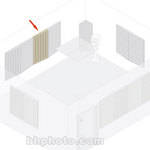 Studio-Panel Diffuser Mid-Range and High-Frequency Diffuser (Pearl)