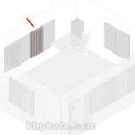 Studio-Panel Diffuser Mid-Range and High-Frequency Diffuser (Silver Papier)