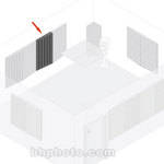 Studio-Panel Diffuser Mid-Range and High-Frequency Diffuser (Medium Grey)