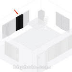 Studio-Panel Diffuser Mid-Range and High-Frequency Diffuser (Black)
