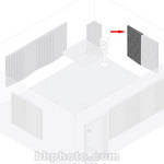 Studio-Panel Bazorber Low-Frequency Absorber (Medium Grey)